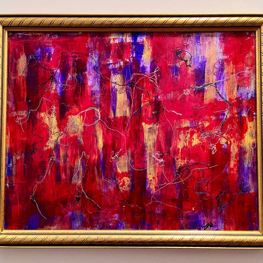 “Strung Out”. Original Oil Painting